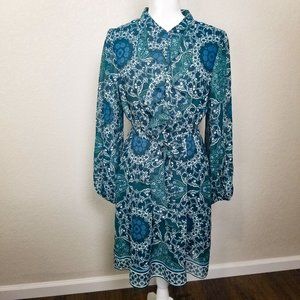 Vince Camuto Plus Size Printed Chiffon Dress 14